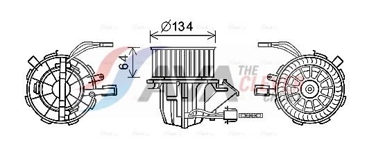 Innenraumgebläse AVA QUALITY COOLING AI8392