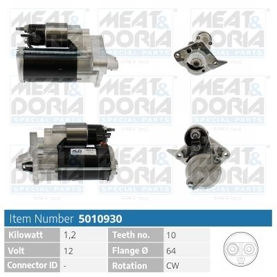 Starter MEAT & DORIA 5010930