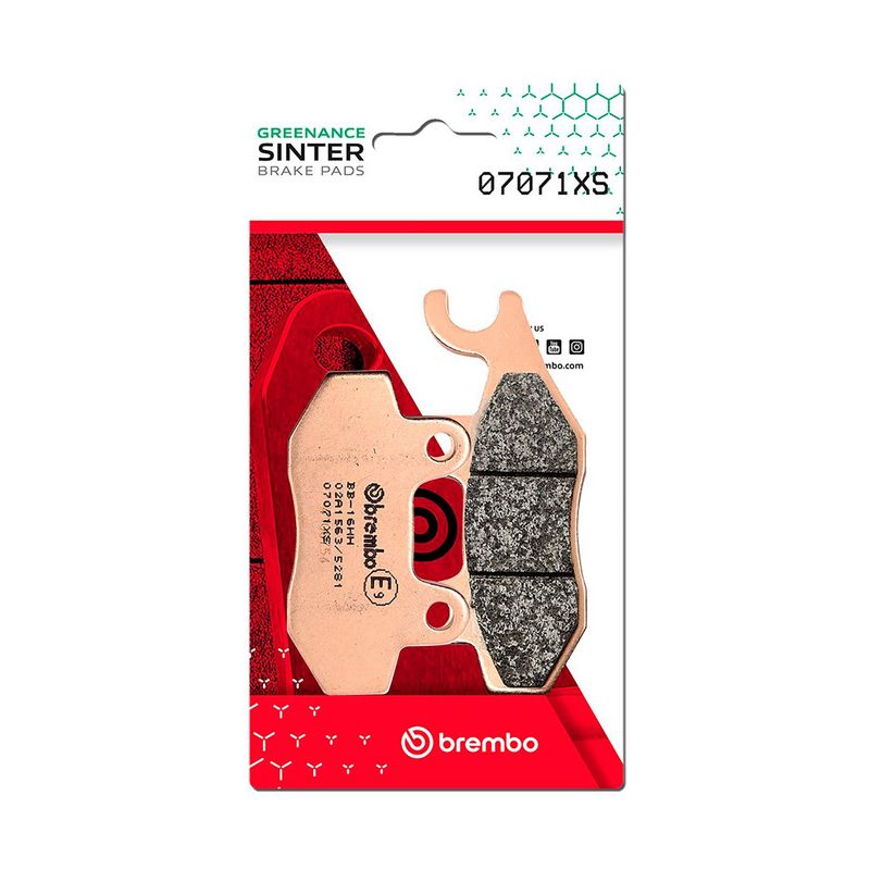 Bremsbelagsatz, Scheibenbremse BREMBO 07071XS