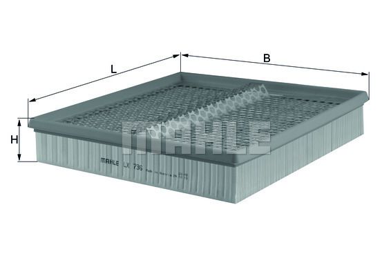 Luftfilter KNECHT LX 736