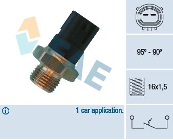 Temperaturschalter, Kühlerlüfter FAE 36490