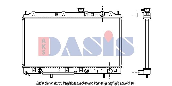 Kühler, Motorkühlung AKS DASIS 140049N