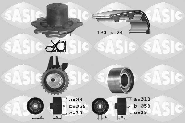 Wasserpumpe + Zahnriemensatz SASIC 3906006