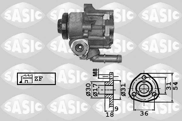 Hydraulikpumpe, Lenkung SASIC 7076024