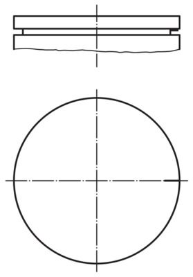 Kolben MAHLE 021 03 00