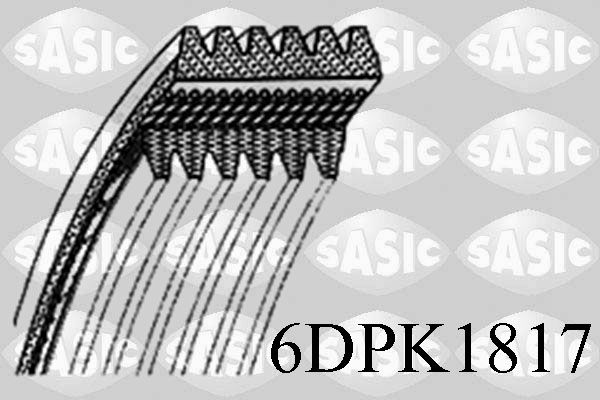 Keilrippenriemen SASIC 6DPK1817