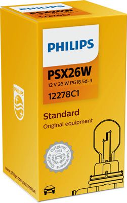Glühlampe, Park-/Positionsleuchte PHILIPS 12278c1