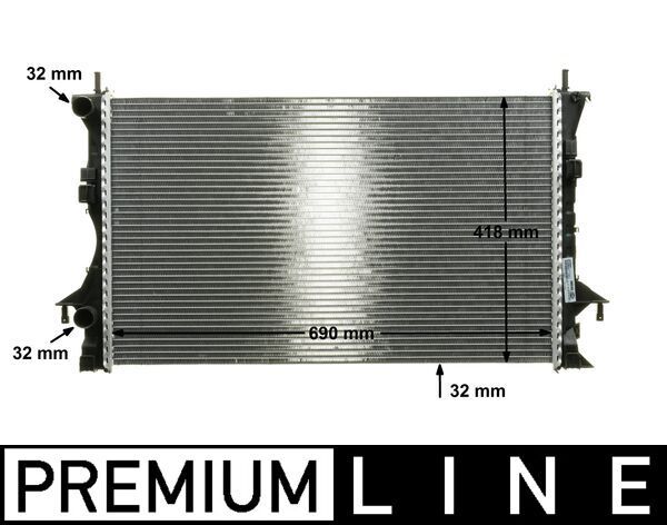 Kühler, Motorkühlung MAHLE CR461000P