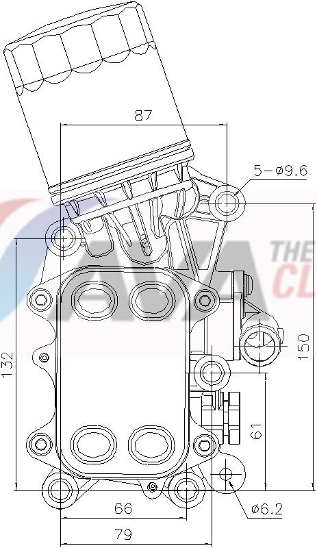 Ölkühler, Motoröl AVA QUALITY COOLING VN3468H