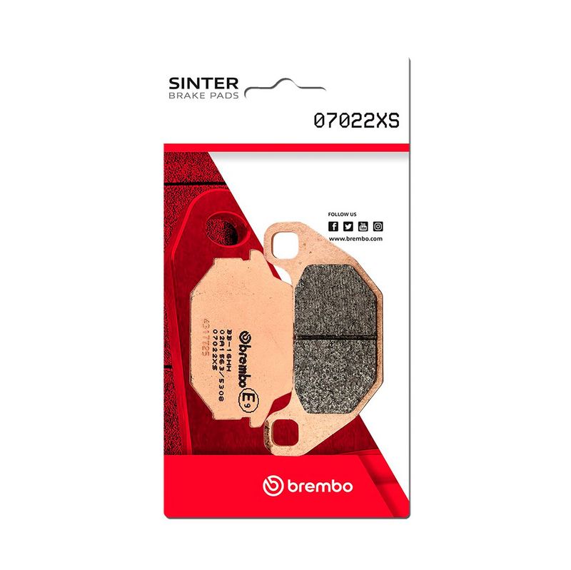 Bremsbelagsatz, Scheibenbremse BREMBO 07022XS