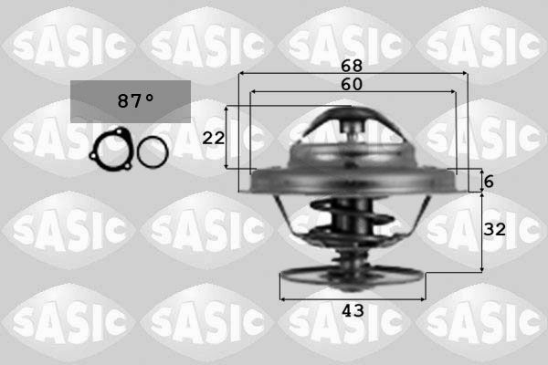 Thermostat, Kühlmittel SASIC 9000367