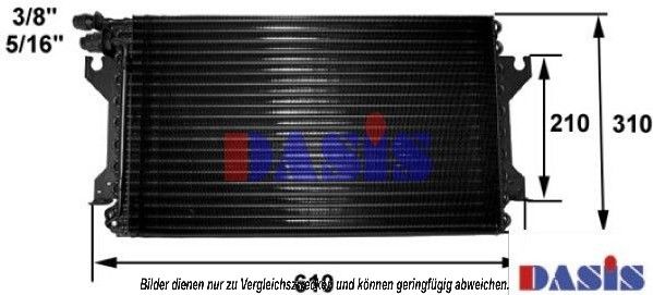 Kondensator, Klimaanlage AKS DASIS 172002N