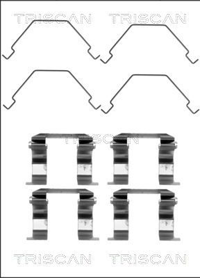 Zubehörsatz Scheibenbremsbelag TRISCAN 8105 501577