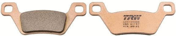 Bremsbelagsatz, Scheibenbremse TRW MCB891SI