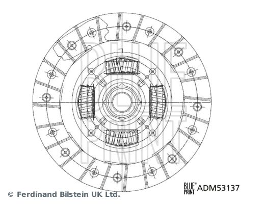 Kupplungsscheibe BLUE PRINT ADM53137