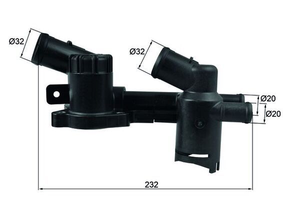Thermostat, Kühlmittel MAHLE TH52