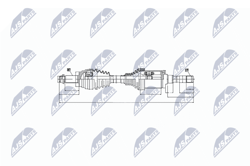 Antriebswelle NTY NPW-BM-016