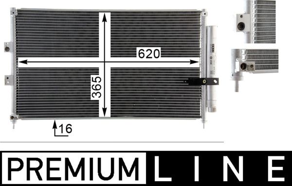 Kondensator, Klimaanlage MAHLE AC835000P