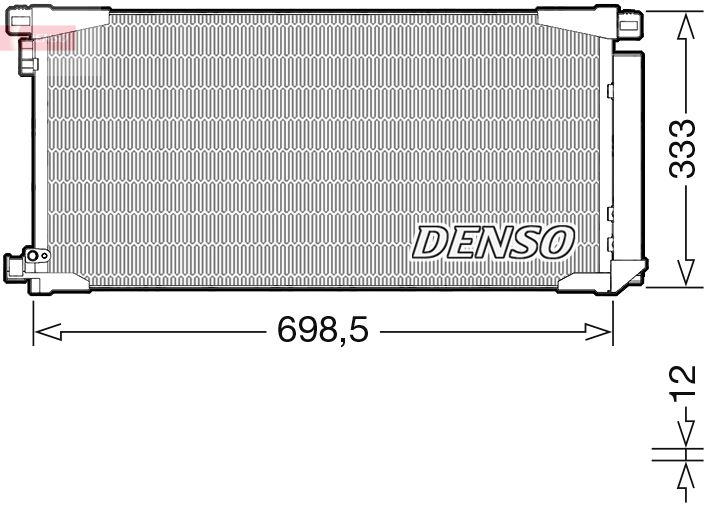 Klimakondensator Klimakühler Denso DCN50115