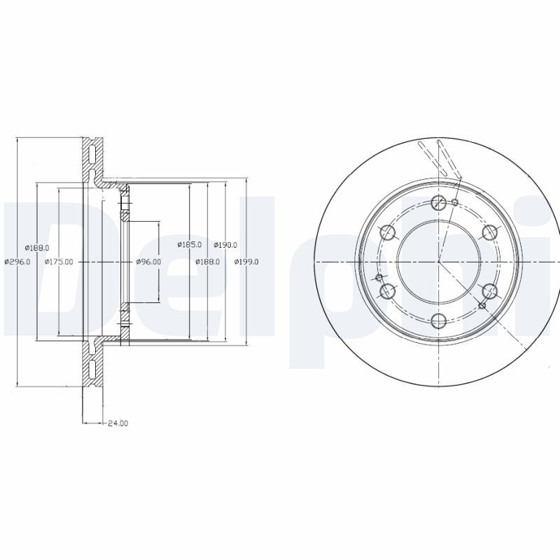 Bremsscheibe DELPHI BG4221