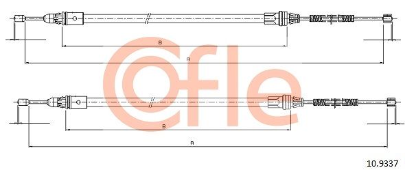 Seilzug, Feststellbremse COFLE 10.9337