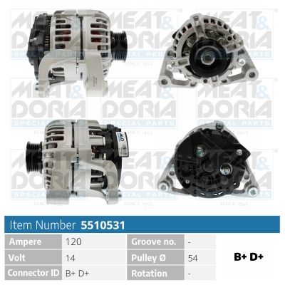 Generator MEAT & DORIA 5510531