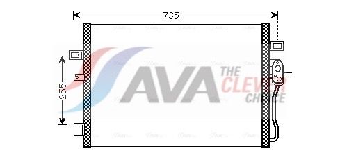 Kondensator, Klimaanlage AVA QUALITY COOLING CR5139
