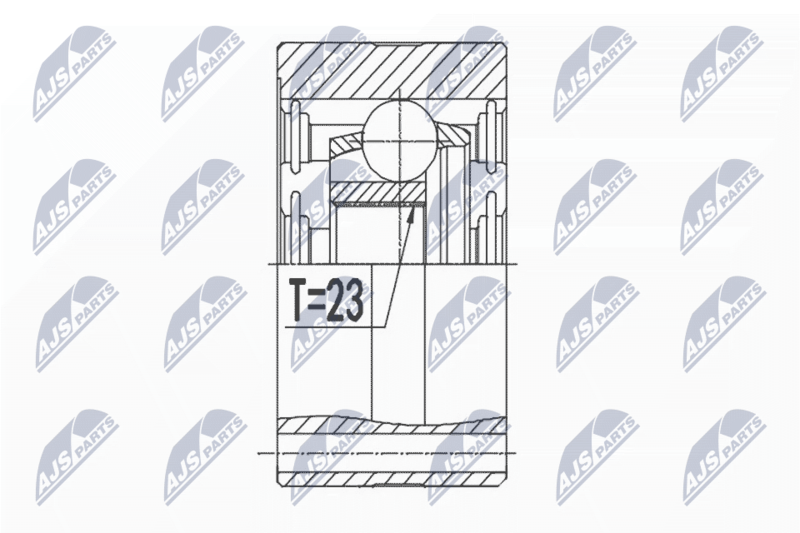 Gelenk, Längswelle NTY NPW-MS-048