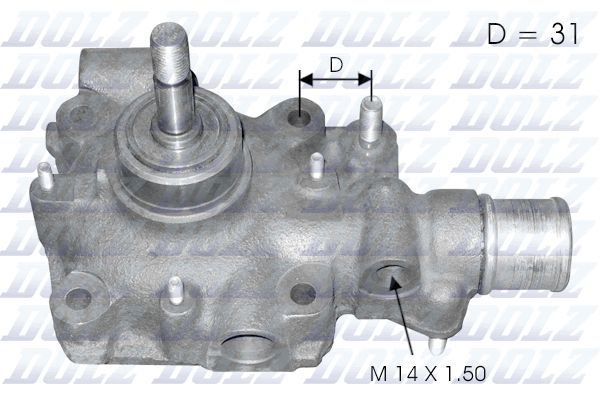 Wasserpumpe, Motorkühlung DOLZ b114