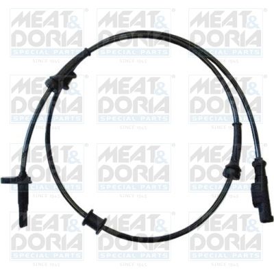 Sensor, Raddrehzahl MEAT & DORIA 90272