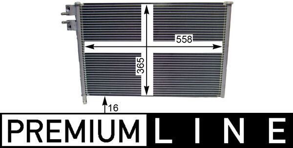 Kondensator, Klimaanlage MAHLE AC298000P