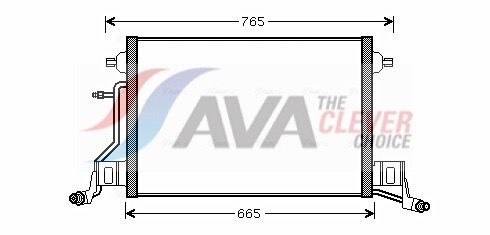 Kondensator, Klimaanlage AVA QUALITY COOLING AI5264