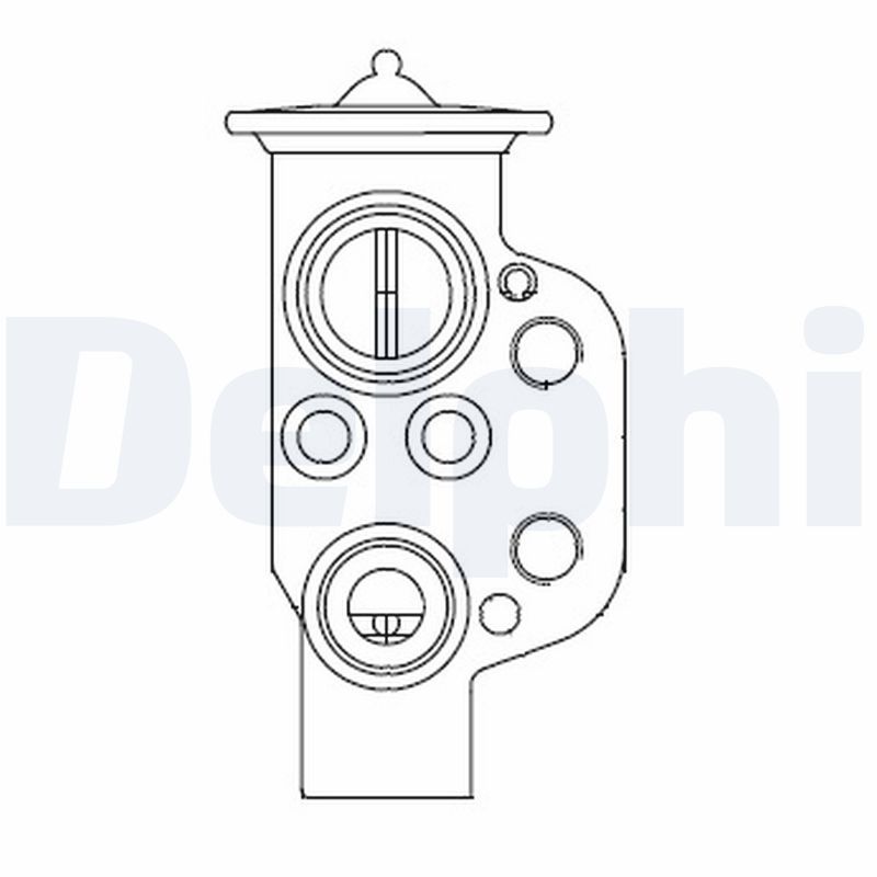 Expansionsventil, Klimaanlage DELPHI CB1004V