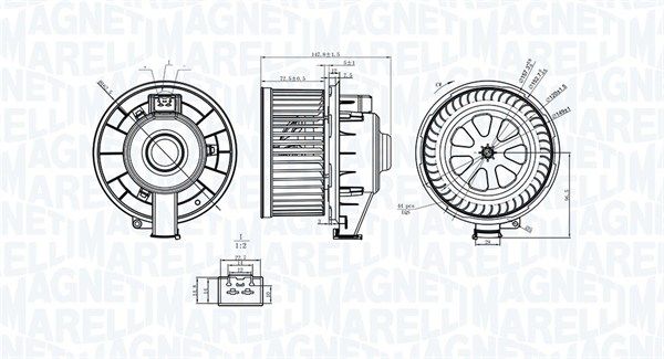 Innenraumgebläse MAGNETI MARELLI 069412253010