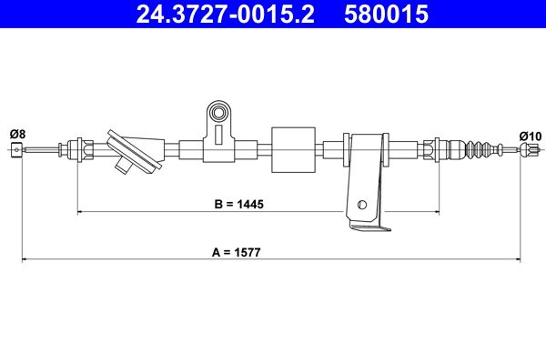 Seilzug, Feststellbremse ATE 24.3727-0015.2
