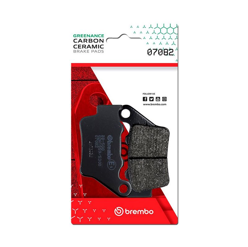 Bremsbelagsatz, Scheibenbremse BREMBO 07082