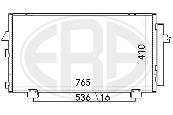 Kondensator, Klimaanlage ERA 667036