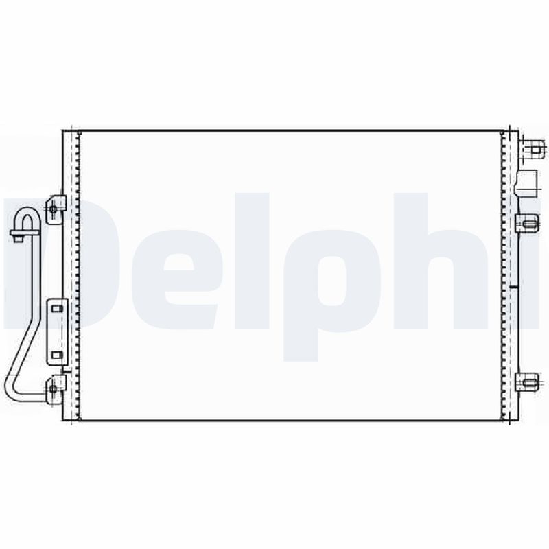 Kondensator, Klimaanlage DELPHI TSP0225635