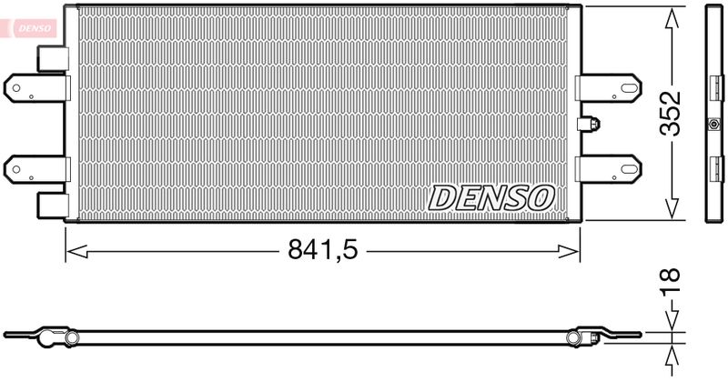 Kondensator, Klimaanlage DENSO DCN99053