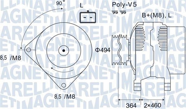 Generator MAGNETI MARELLI 063731645010