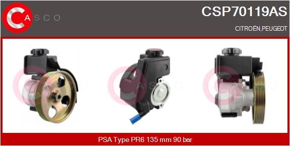 Servopumpe Hydraulikpumpe Casco CSP70119AS