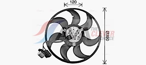 Lüfter, Motorkühlung AVA QUALITY COOLING OL7736