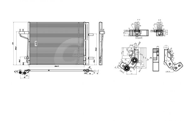 Kondensator, Klimaanlage HART 623 934