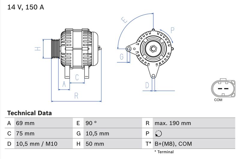 Generator BOSCH 0 986 046 220