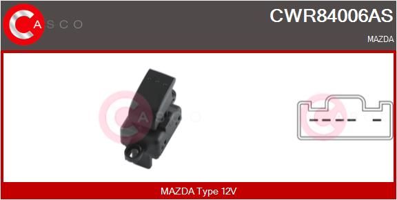 Schalter Fensterheber Casco CWR84006AS