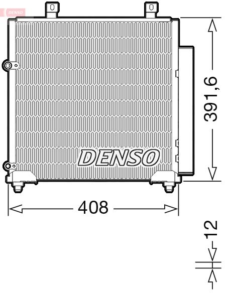 Klimakondensator Klimakühler Denso DCN45012