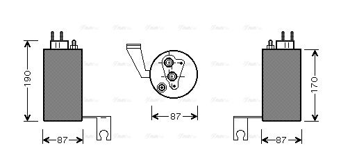 Trockner, Klimaanlage AVA QUALITY COOLING crd084