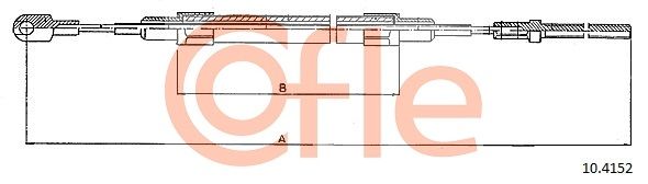 Seilzug, Feststellbremse COFLE 10.4152