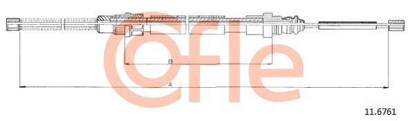 Seilzug, Feststellbremse COFLE 11.6761