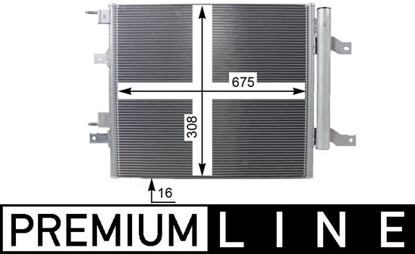 Kondensator, Klimaanlage MAHLE AC268000P